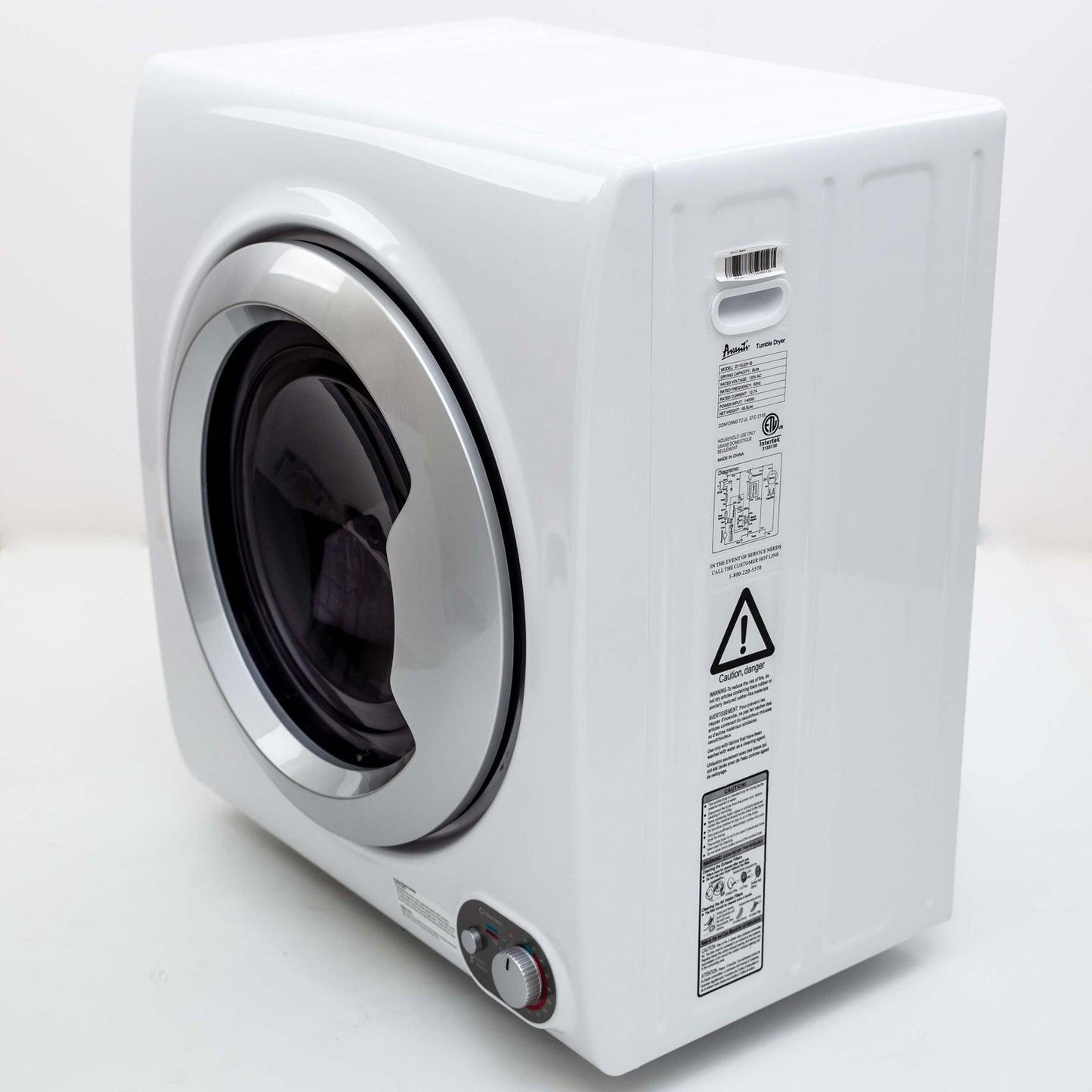 D110J2PIS Avanti 2.6 cu. ft. Compact Clothes Dryer