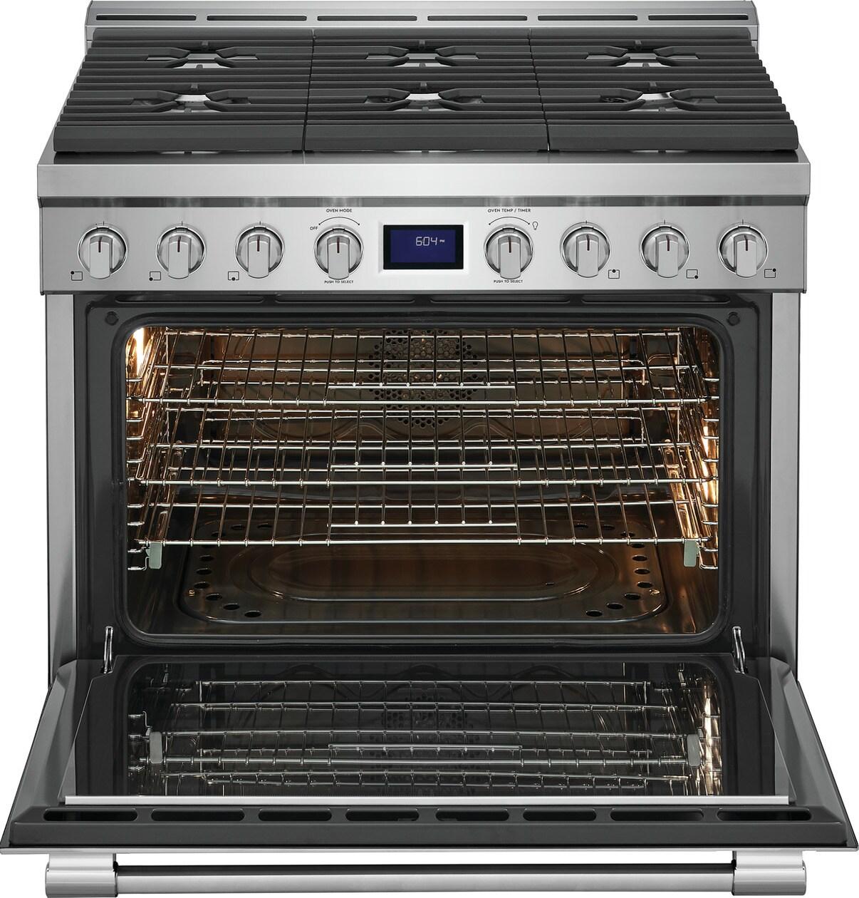 Frigidaire Professional 36" Front Control Freestanding Gas Range