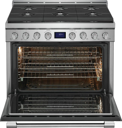 Frigidaire Professional 36" Front Control Freestanding Gas Range