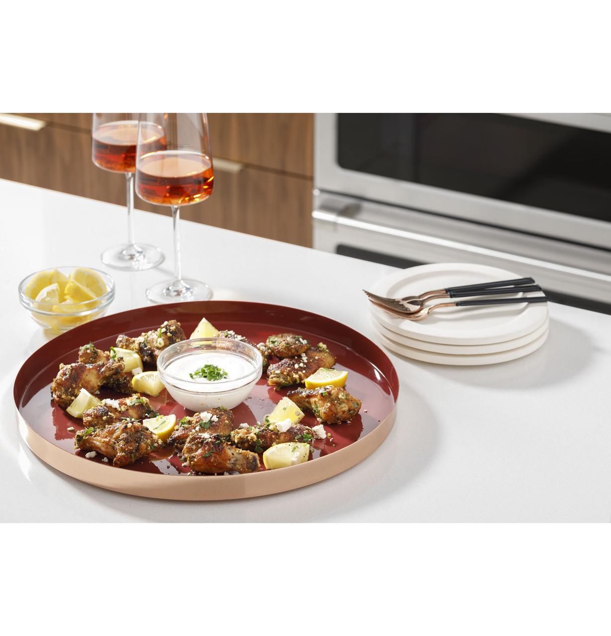 Cafe CVM517P3RD1 CAF(EBACK)™ 1.7 Cu. Ft. Convection Over-the-Range Microwave Oven