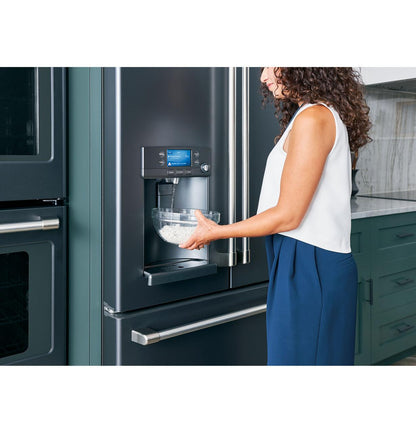Cafe CYE22TP2MS1 CAF(EBACK)™ ENERGY STAR® 22.1 Cu. Ft. Smart Counter-Depth French-Door Refrigerator with Hot Water Dispenser