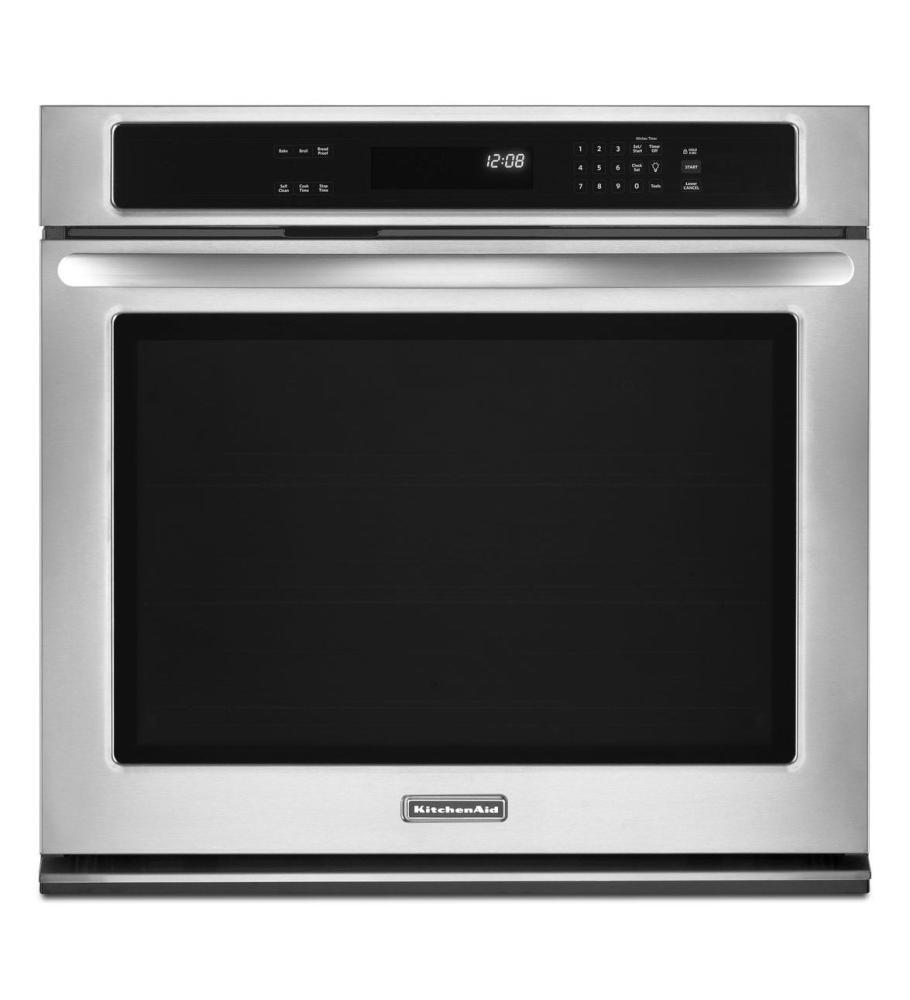 Kitchenaid KEBK101BSS 30-Inch Single Wall Oven, Architect® Series II - Stainless Steel