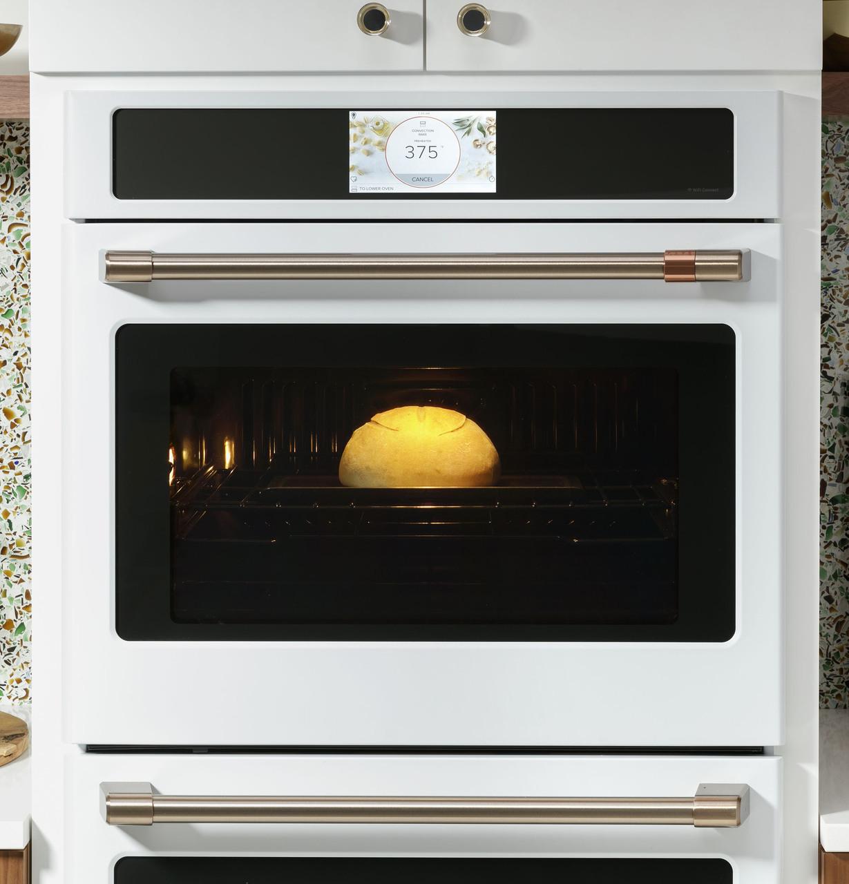 Cafe CTD90DP4NW2 CAF(EBACK)™ Professional Series 30" Smart Built-In Convection Double Wall Oven