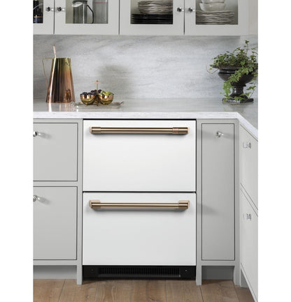 Cafe CDE06RP4NW2 CAF(EBACK)™ 5.7 Cu. Ft. Built-In Dual-Drawer Refrigerator