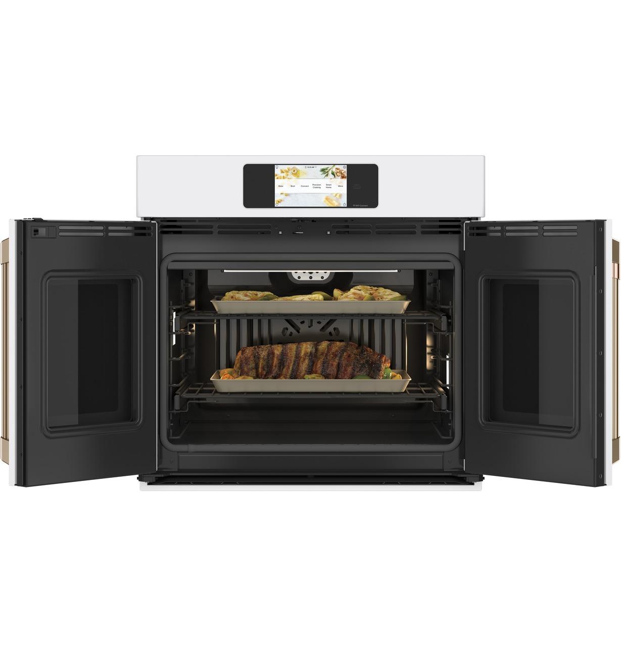Cafe CTS90FP4NW2 CAF(EBACK)™ Professional Series 30" Smart Built-In Convection French-Door Single Wall Oven
