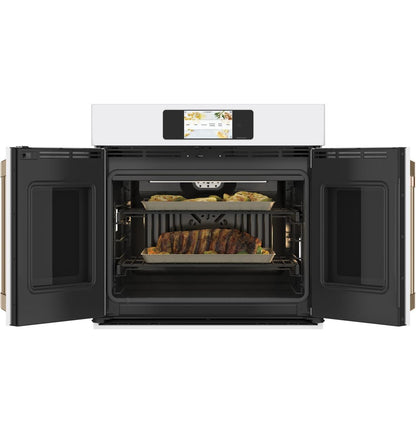 Cafe CTS90FP4NW2 CAF(EBACK)™ Professional Series 30" Smart Built-In Convection French-Door Single Wall Oven