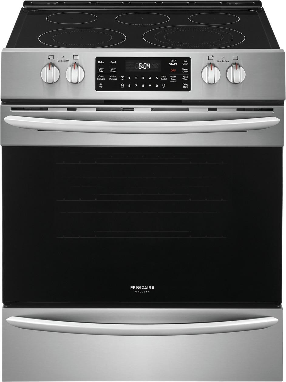 Frigidaire Gallery 30" Front Control Electric Range with Air Fry
