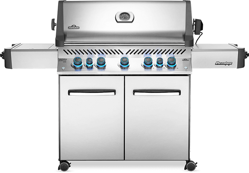 Napoleon Bbq Prestige 665 RSIB with Infrared Side and Rear Burners , Natural Gas, Stainless Steel