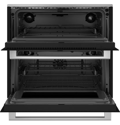 Cafe CTS92DM2NS5 CAF(EBACK)™ 30" Duo Smart Single Wall Oven in Platinum Glass