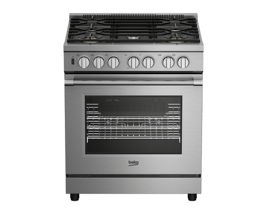 Beko PRGR34552SS 30" Stainless Steel Pro-Style Gas Range