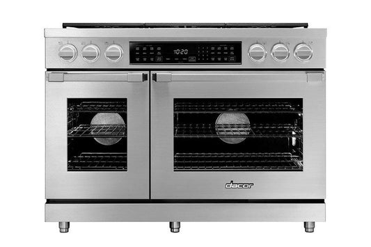 Dacor HDPR48CNG 48" Dual Fuel Pro Range, DacorMatch, Natural Gas