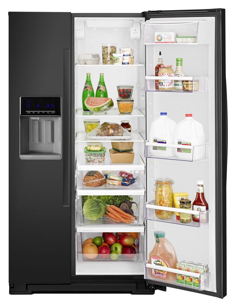 Whirlpool 36-inch Wide Side-by-Side Refrigerator with Temperature Control - 26 cu. ft.