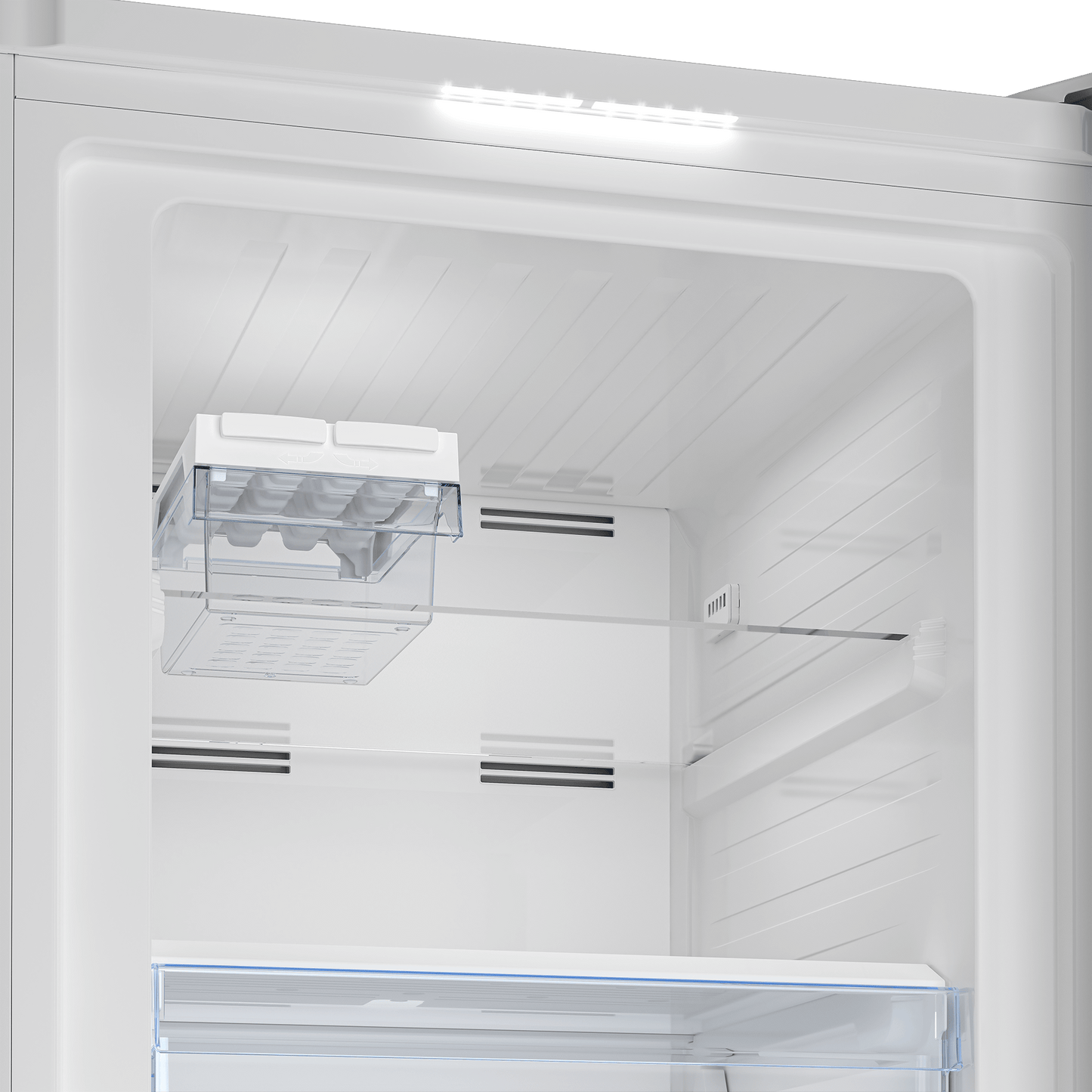 Beko BUFR2715SSIM 28" Manhattan Stainless Steel Upright Freezer with Auto Ice Maker