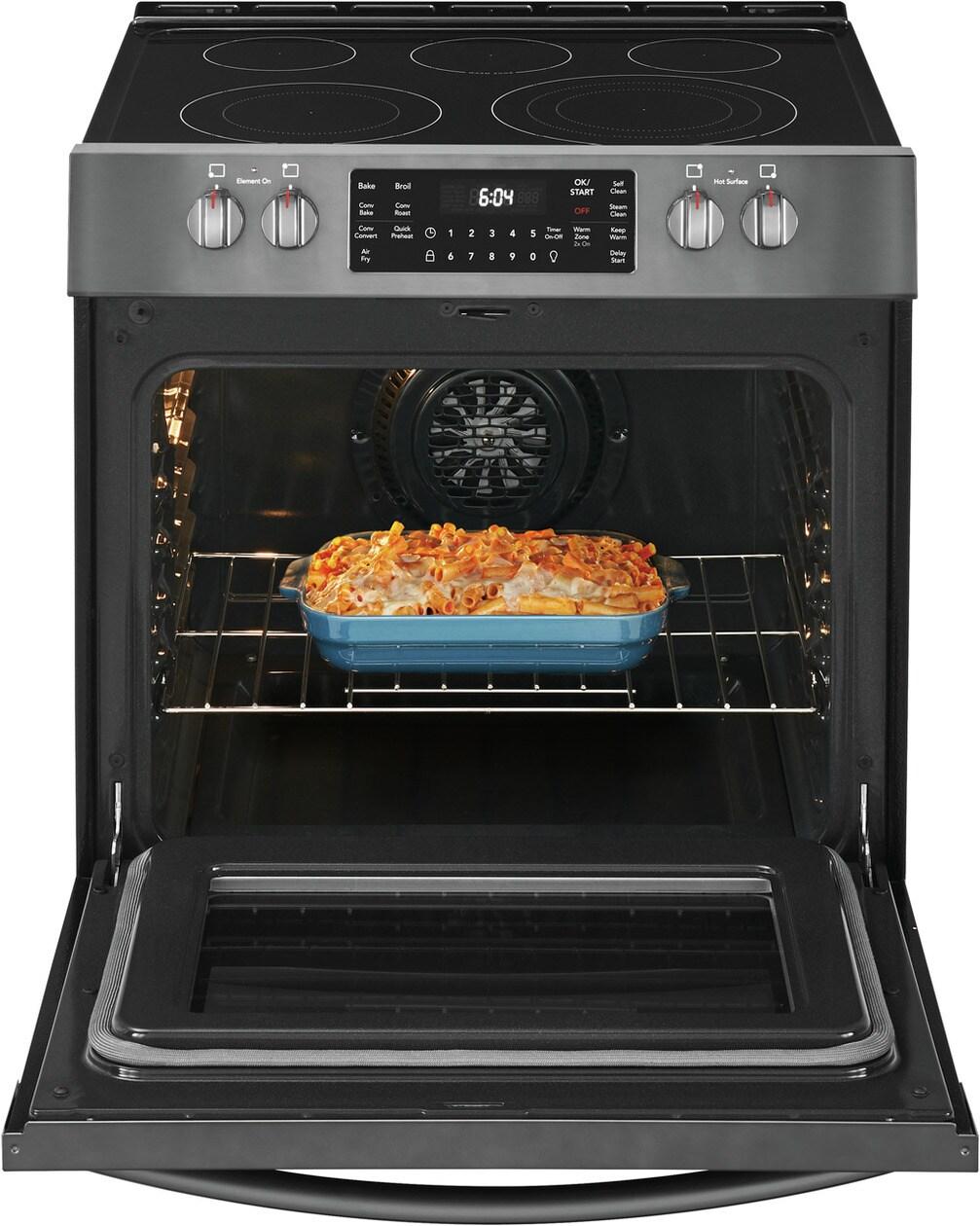 FGEH3047VD Frigidaire Gallery 30" Front Control Electric Range with Air Fry