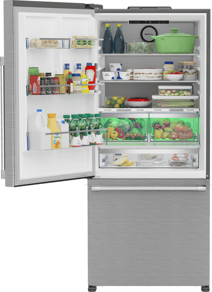 Beko BFBD30216SSL 30" Bottom Freezer Refrigerator with HarvestFresh