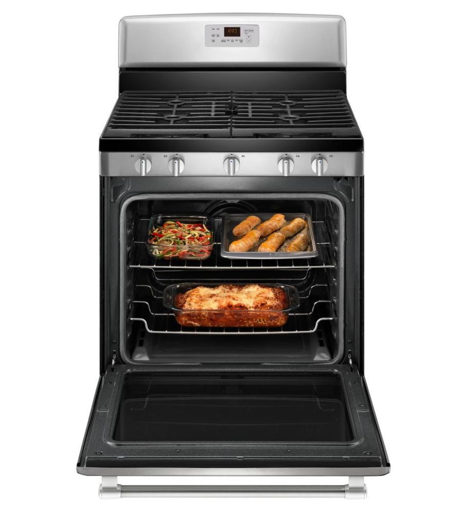 Maytag MGR8700DB 30-inch Wide Gas Range with Convection and Power Burner - 5.8 cu. ft.