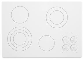 4 Elements Premium Cooktop Surface with Subtle Watermark Electric 30" Width Architect® Series II