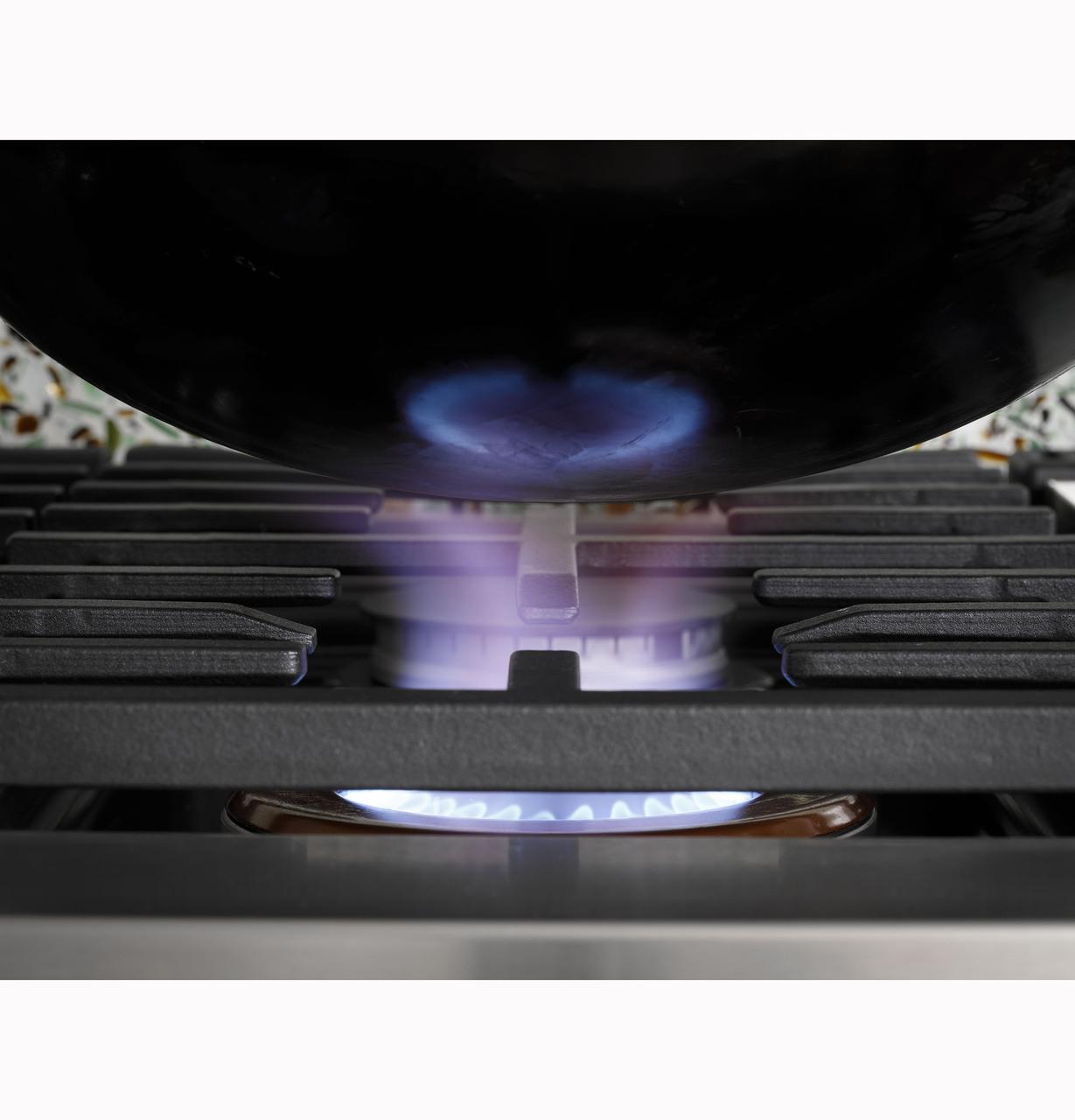 Cafe CGU486P3TD1 CAF(EBACK)™ 48" Commercial-Style Gas Rangetop with 6 Burners and Integrated Griddle (Natural Gas)