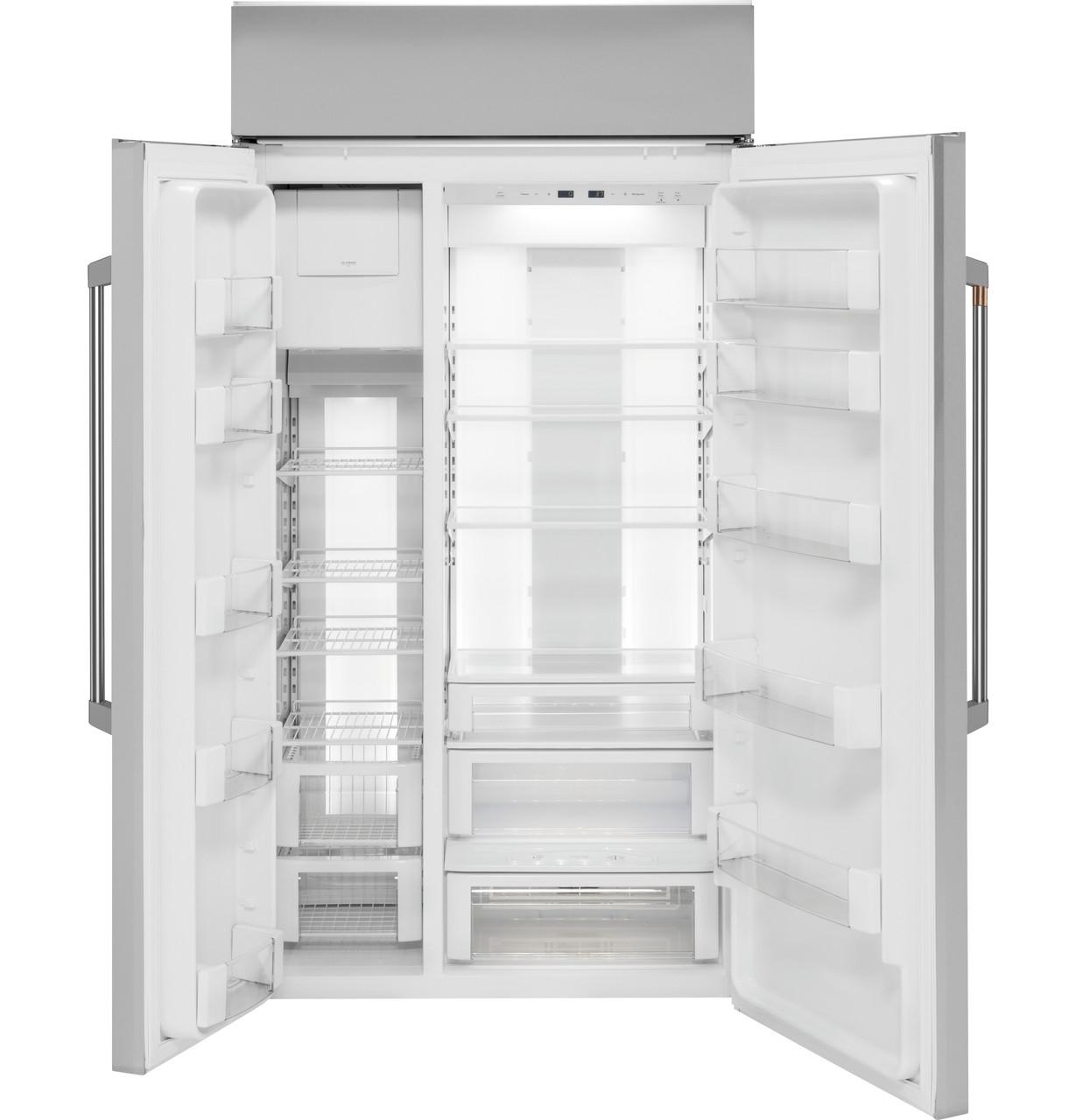 Cafe CSB42WP2NS1 CAF(EBACK)™ 42" Smart Built-In Side-by-Side Refrigerator