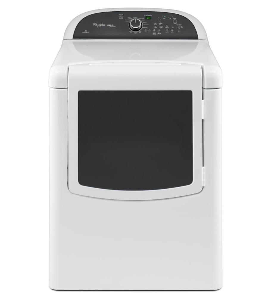 Whirlpool WED8100BW Cabrio® Platinum 7.6 cu. ft. HE Dryer with Door Window