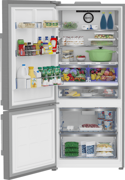 Beko BFBF30216SSL 30" Bottom Freezer Refrigerator