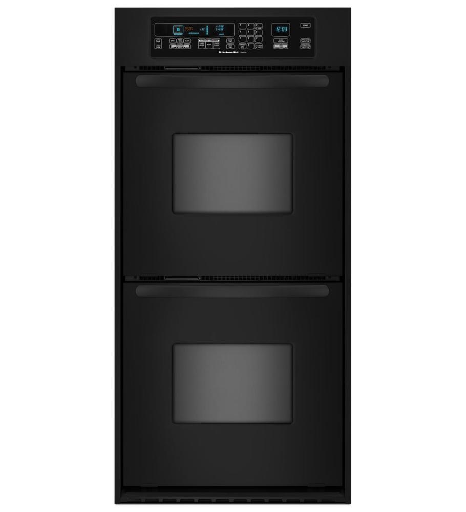 24-Inch Convection Double Wall Oven, Architect® Series II Handles - Black