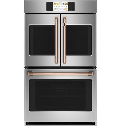 Cafe CTD90FP2NS1 CAF(EBACK)™ Professional Series 30" Smart Built-In Convection French-Door Double Wall Oven