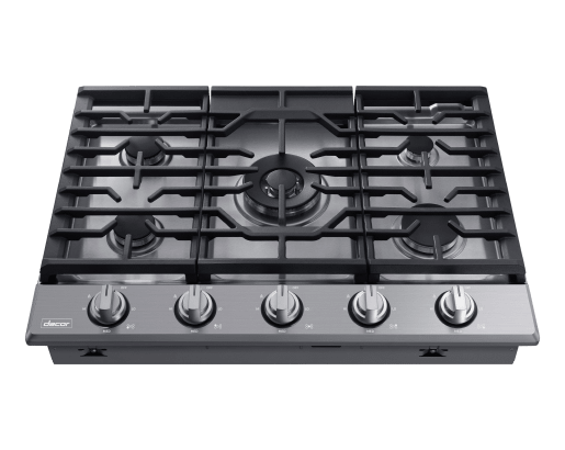 Dacor Transitional 30" Gas Cooktop, Silver Stainless Steel, Natural Gas/Liquid Propane