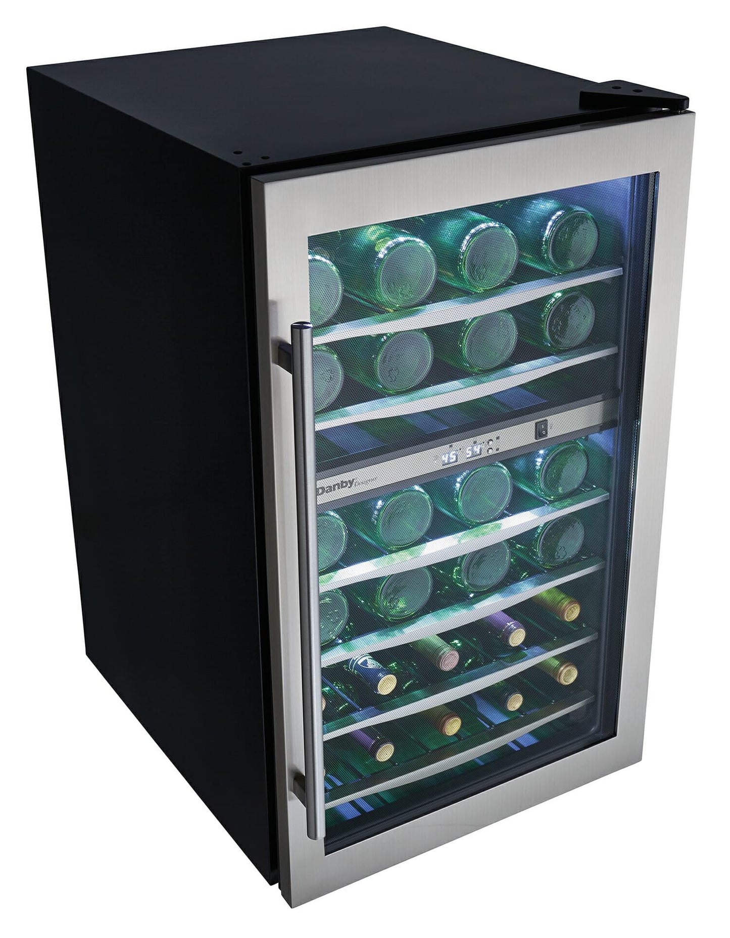 DWC040A3BSSDD Danby 38 Bottle Free-Standing Wine Cooler in Stainless Steel