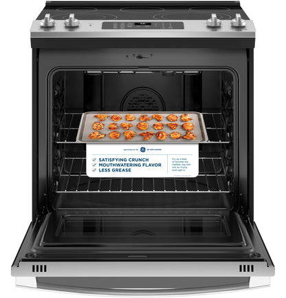 GE® 30" Slide-In Electric Convection Range with No Preheat Air Fry