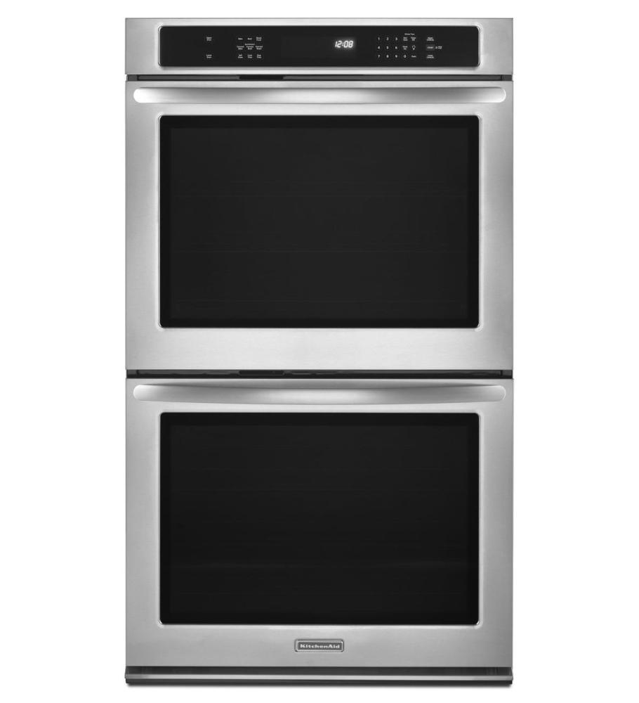 Kitchenaid KEBS209BSS 30-Inch Convection Double Wall Oven, Architect® Series II - Stainless Steel