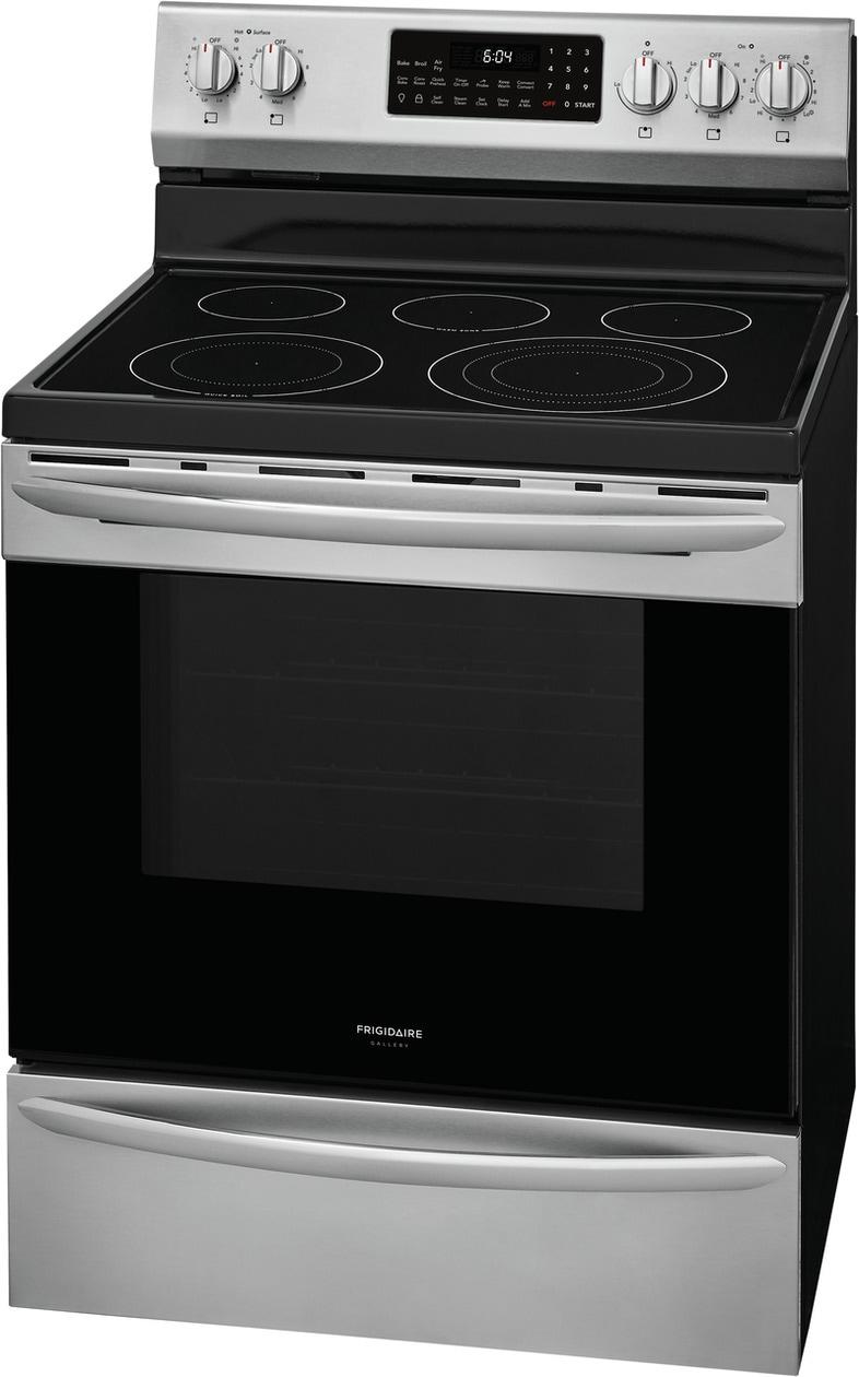 Frigidaire Gallery 30" Freestanding Electric Range with Air Fry