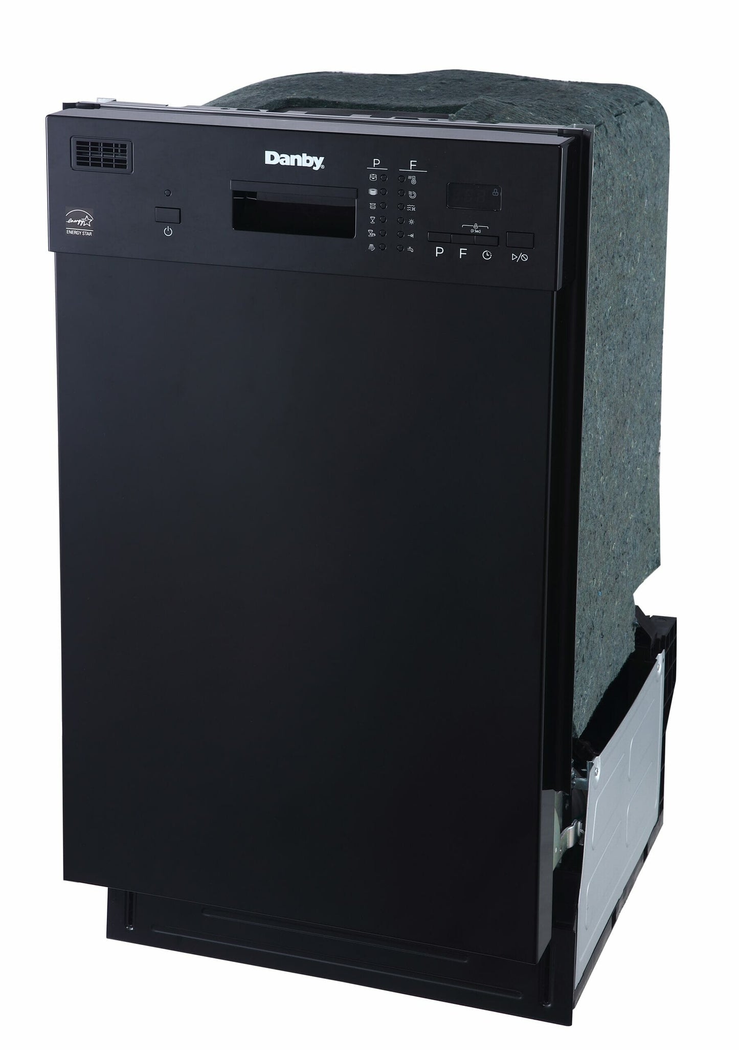 Danby 18" Wide Built-in Dishwasher in Black