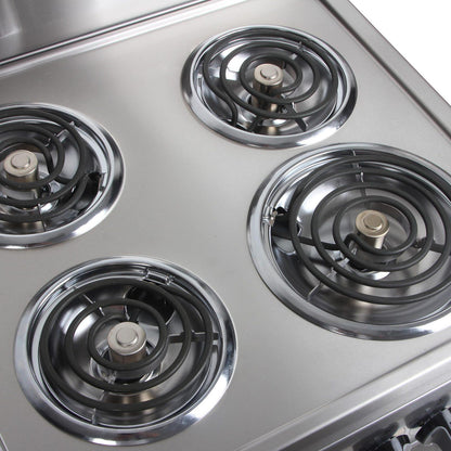 ERU240P3S Avanti 24" Electric Range - Stainless Steel