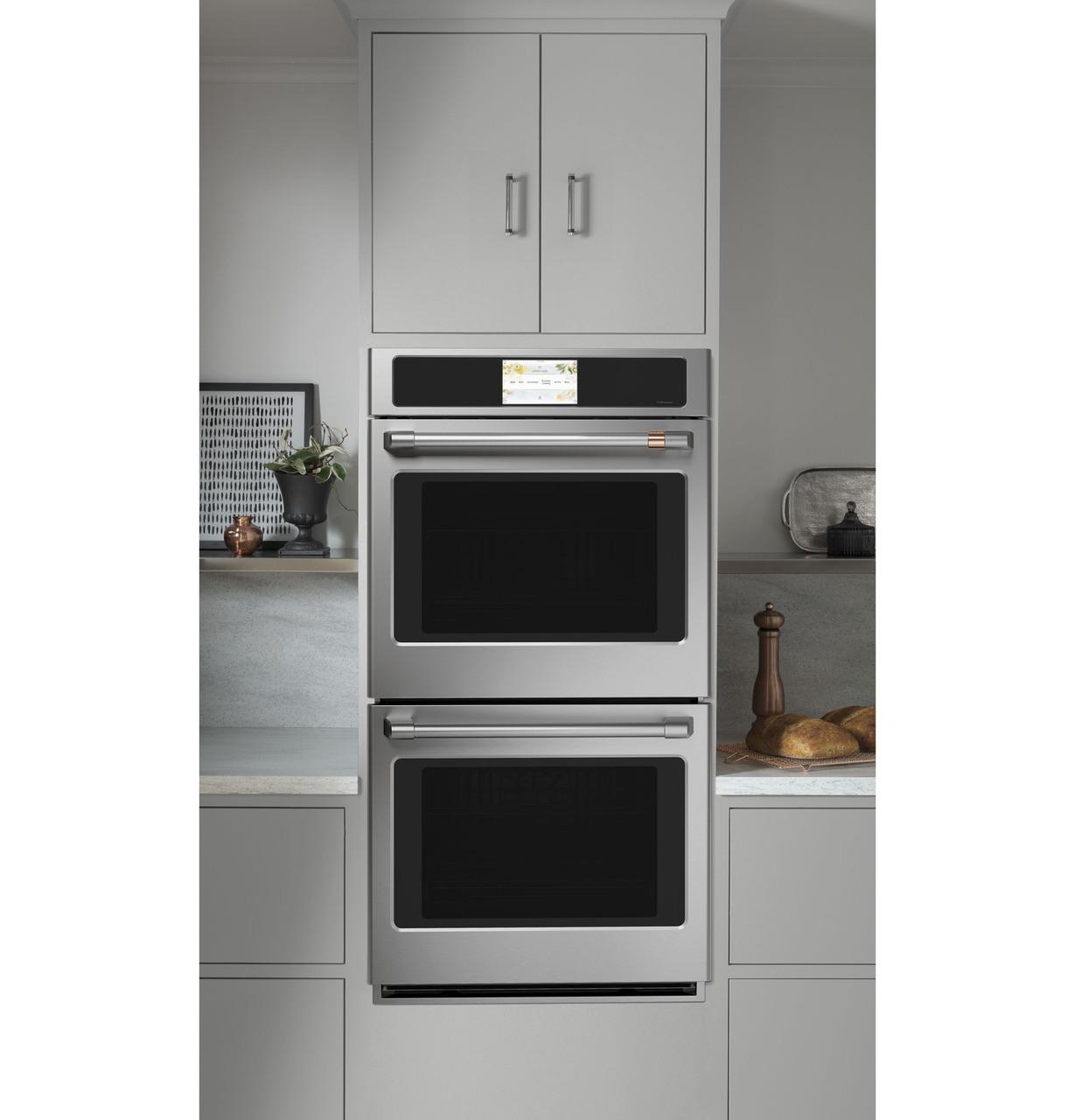 Cafe CKD70DP2NS1 CAF(EBACK)™ 27" Smart Double Wall Oven with Convection