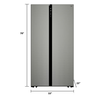 FFS157L3S Avanti 15.6 cu. ft. Side-by-Side Apartment Size Refrigerator