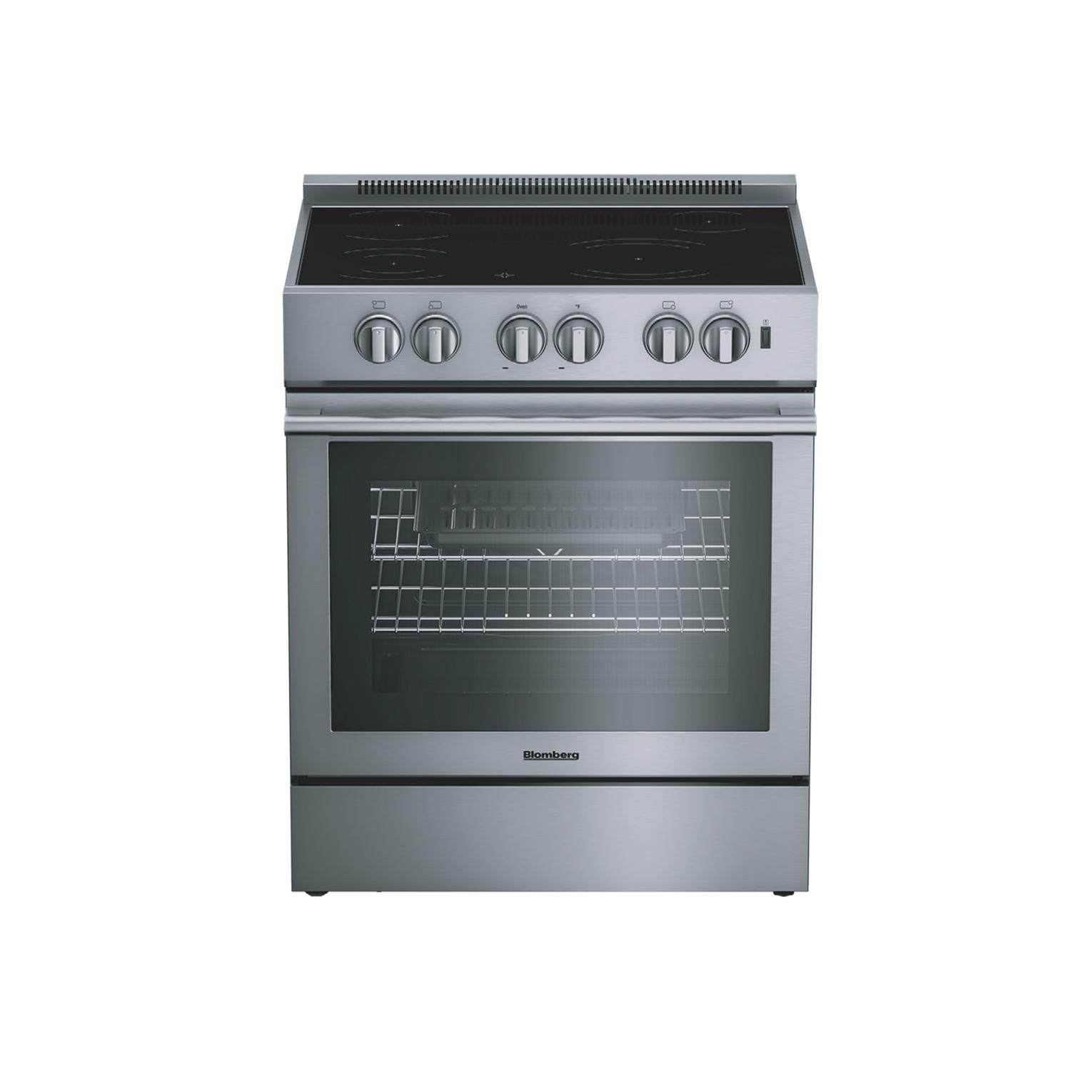 Blomberg Appliances 30in Induction range with 5.7 cu ft self clean oven, slide-in style