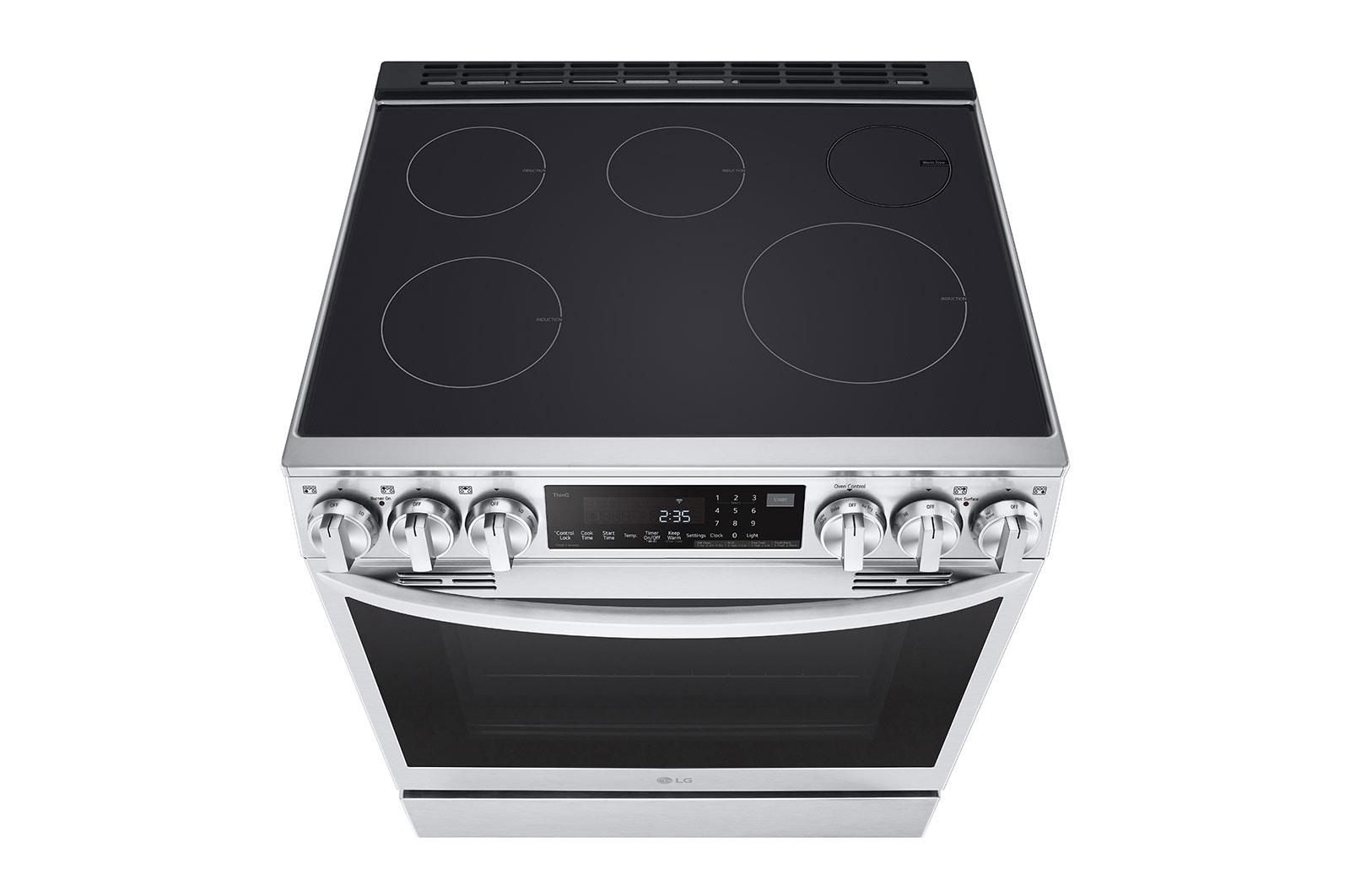 Lg 6.3 cu. ft. Smart Induction Slide-in Range with InstaView®, ProBake Convection®, Air Fry, and Air Sous Vide