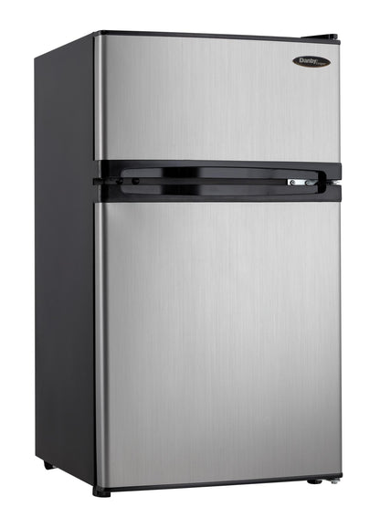 DCR031B1BSLDD Danby Designer 3.1 cu. ft. 2-door Compact Fridge in Stainless Steel