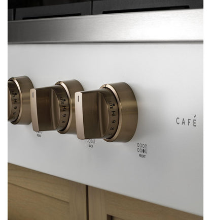 Cafe CGU366P4TW2 CAF(EBACK)™ 36" Commercial-Style Gas Rangetop with 6 Burners (Natural Gas)