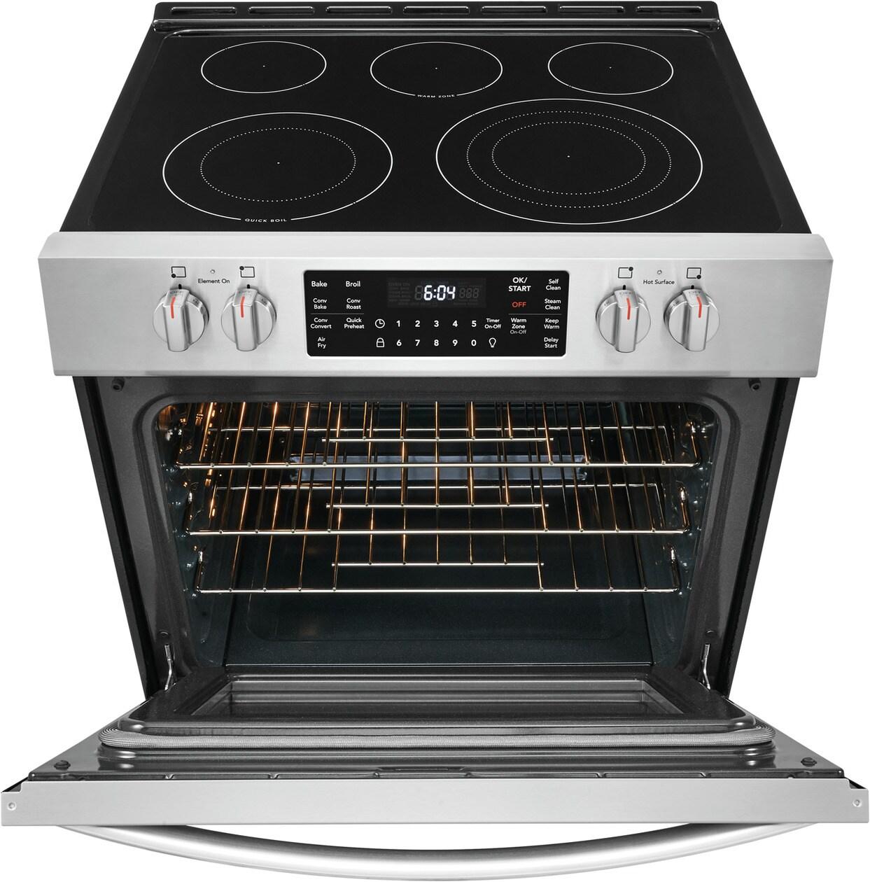 Frigidaire Gallery 30" Front Control Electric Range with Air Fry