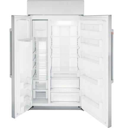 Cafe CSB42YP2RS1 CAF(EBACK)™ 42" Smart Built-In Side-by-Side Refrigerator with Dispenser