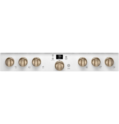 Cafe CGY366P4TW2 CAF(EBACK)™ 36" Smart All-Gas Commercial-Style Range with 6 Burners (Natural Gas)