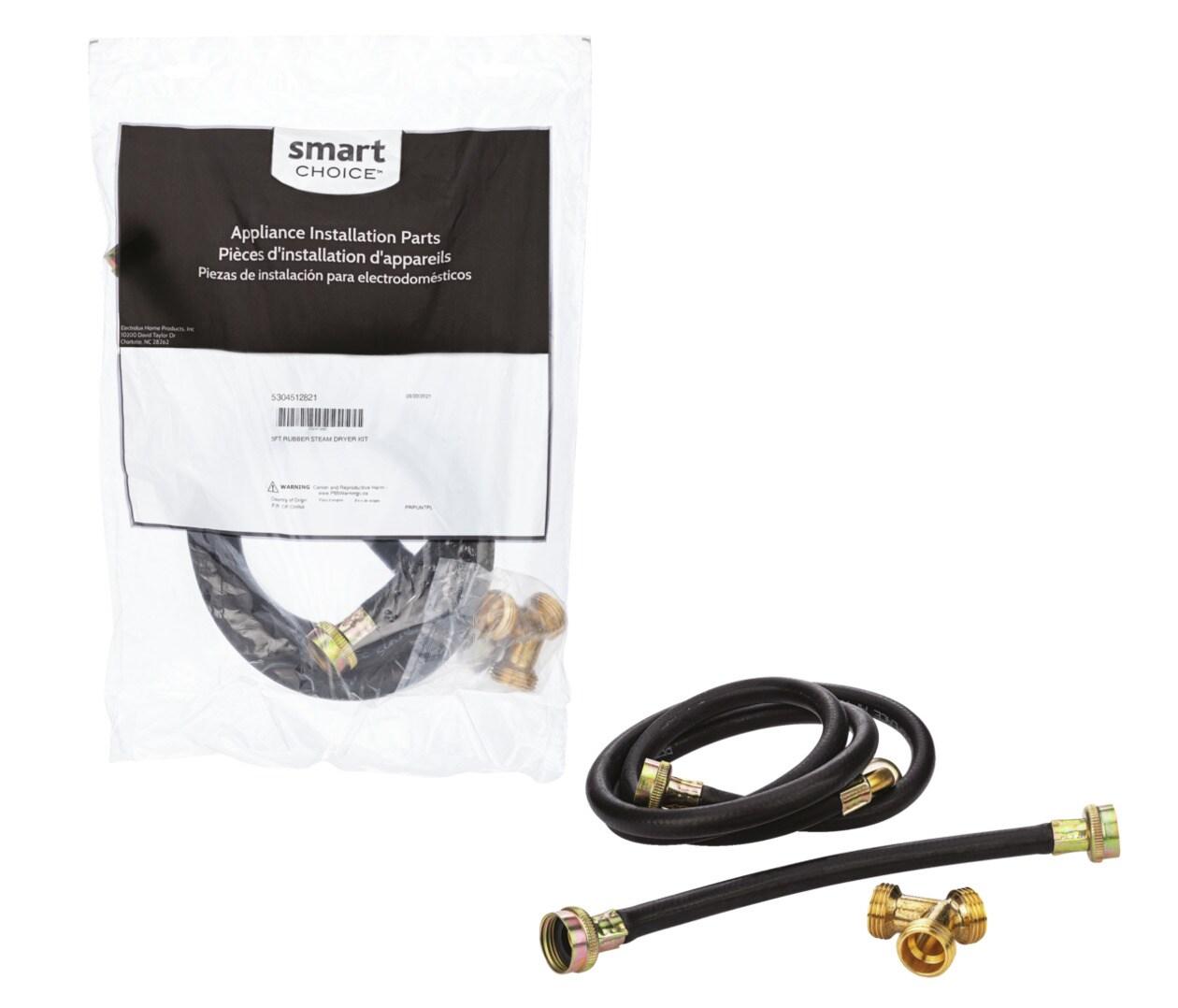 Frigidaire 5304512821 5' Rubber Steam Dryer Hose Kit