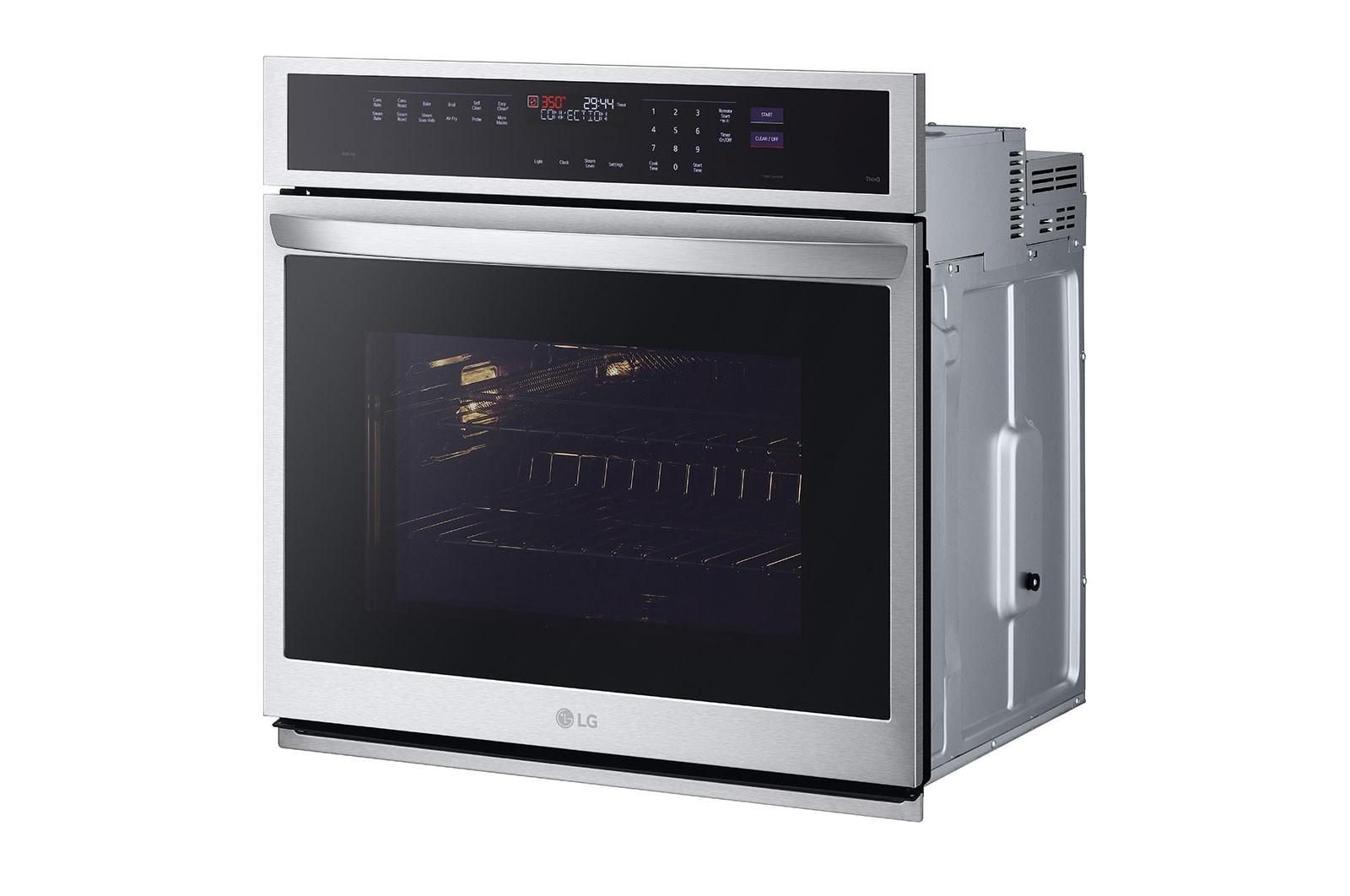 Lg 4.7 cu. ft. Smart Wall Oven with InstaView®, True Convection, Air Fry, and Steam Sous Vide