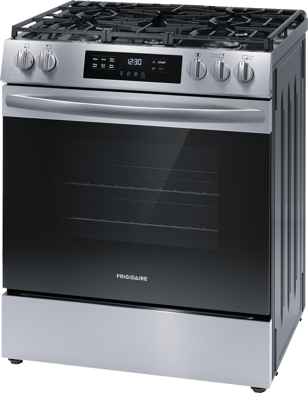 Frigidaire 30" Front Control Gas Range with Quick Boil