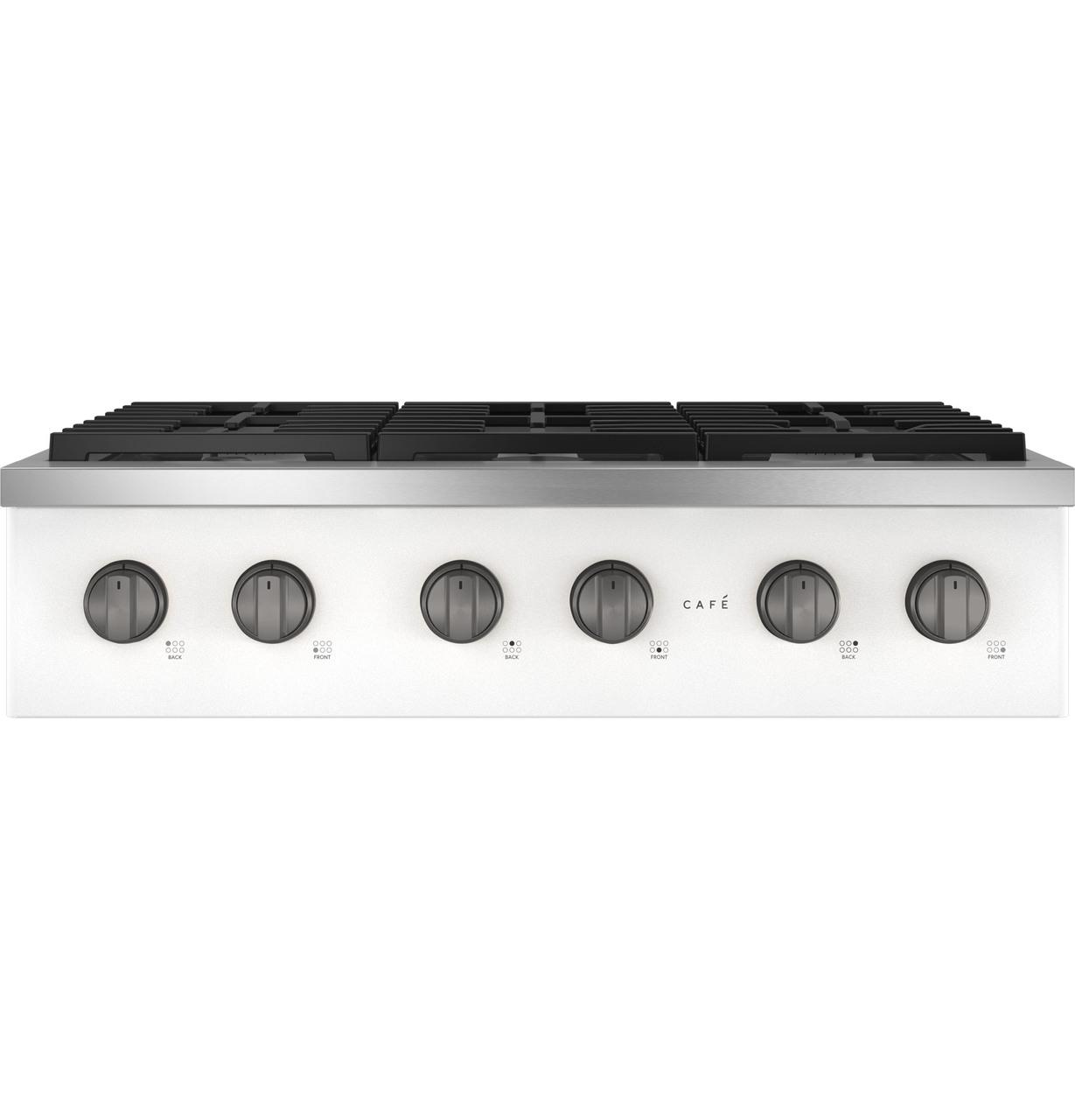 Cafe CGU366P4TW2 CAF(EBACK)™ 36" Commercial-Style Gas Rangetop with 6 Burners (Natural Gas)