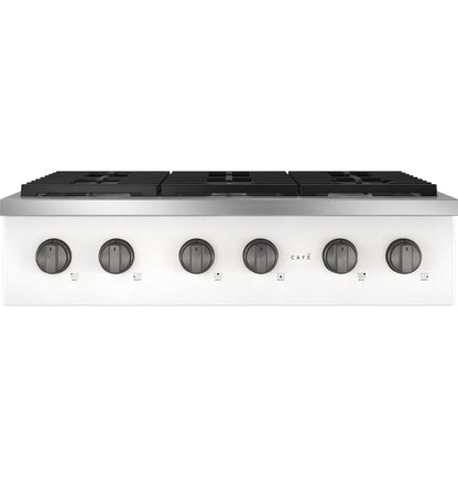 Cafe CGU366P4TW2 CAF(EBACK)™ 36" Commercial-Style Gas Rangetop with 6 Burners (Natural Gas)