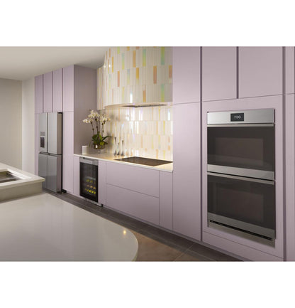 Cafe CTD90DM2NS5 CAF(EBACK)™ 30" Smart Built-In Convection Double Wall Oven in Platinum Glass