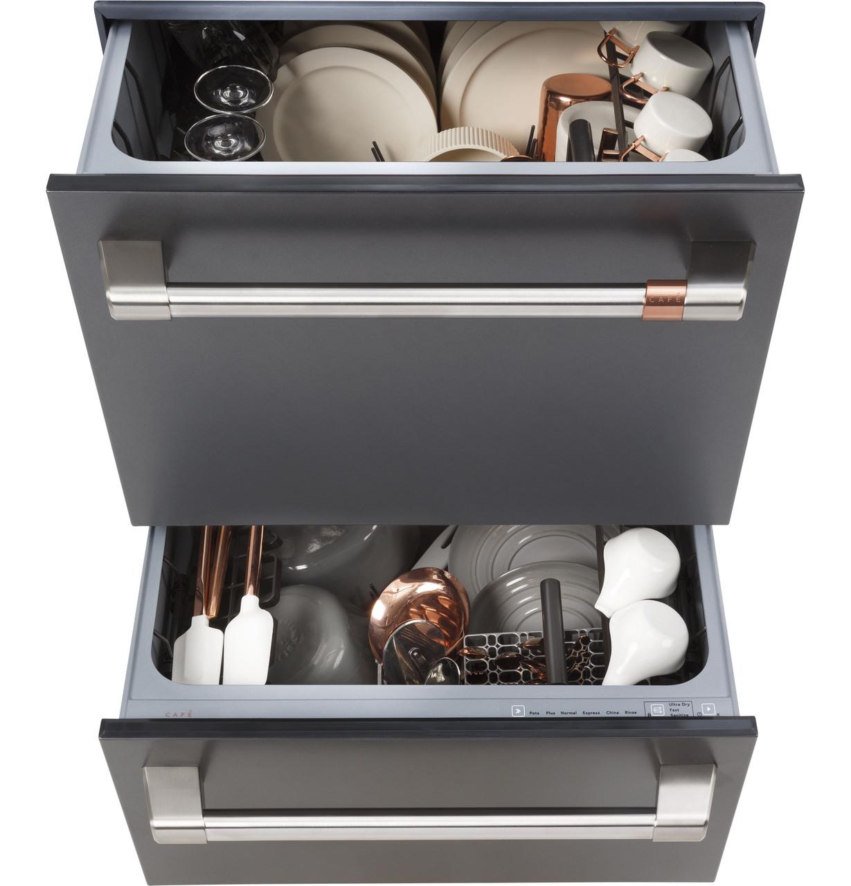 Cafe Caf(eback)™ Dishwasher Double Drawer